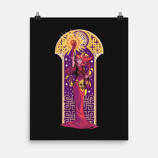Witch Art Nouveau-None-Matte-Poster-Samuel