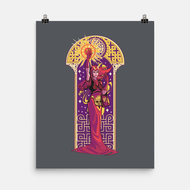 Witch Art Nouveau-None-Matte-Poster-Samuel