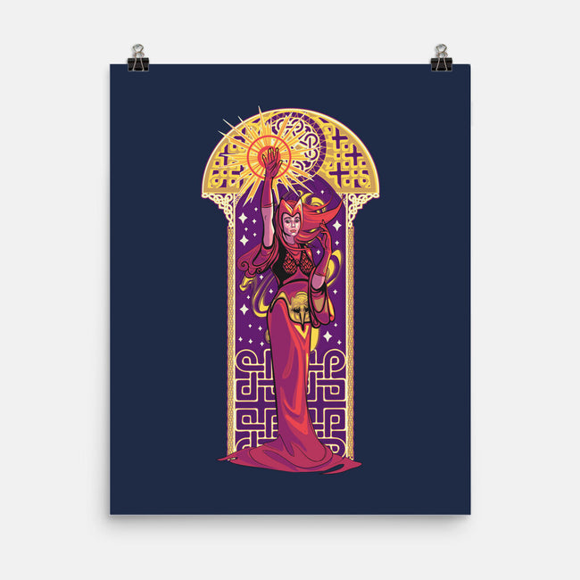 Witch Art Nouveau-None-Matte-Poster-Samuel