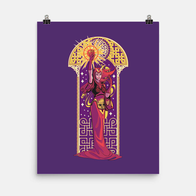 Witch Art Nouveau-None-Matte-Poster-Samuel