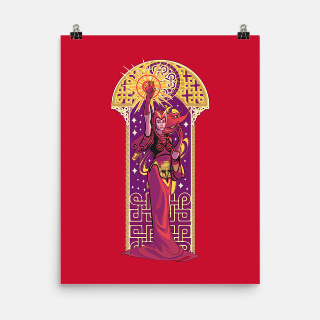 Witch Art Nouveau-None-Matte-Poster-Samuel