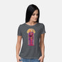 Witch Art Nouveau-Womens-Basic-Tee-Samuel