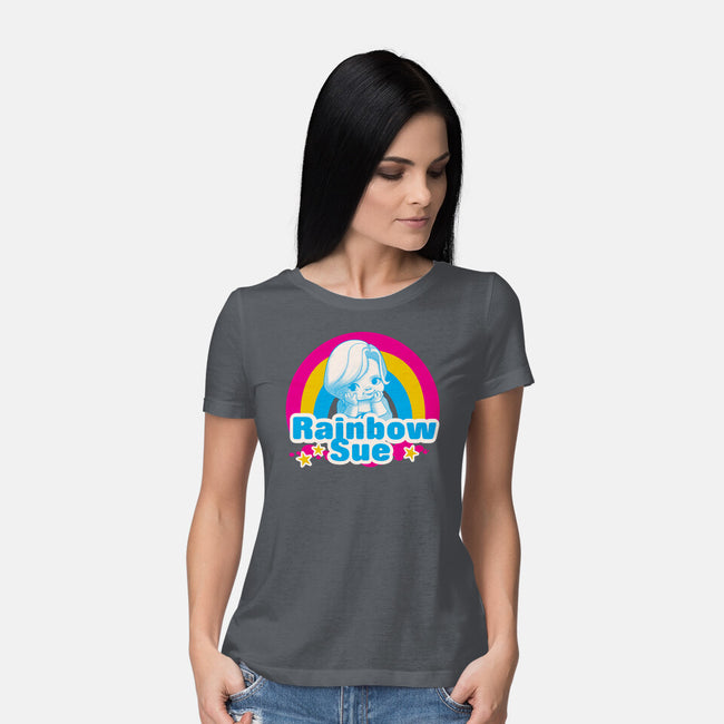 Rainbow Sue-Womens-Basic-Tee-Samuel