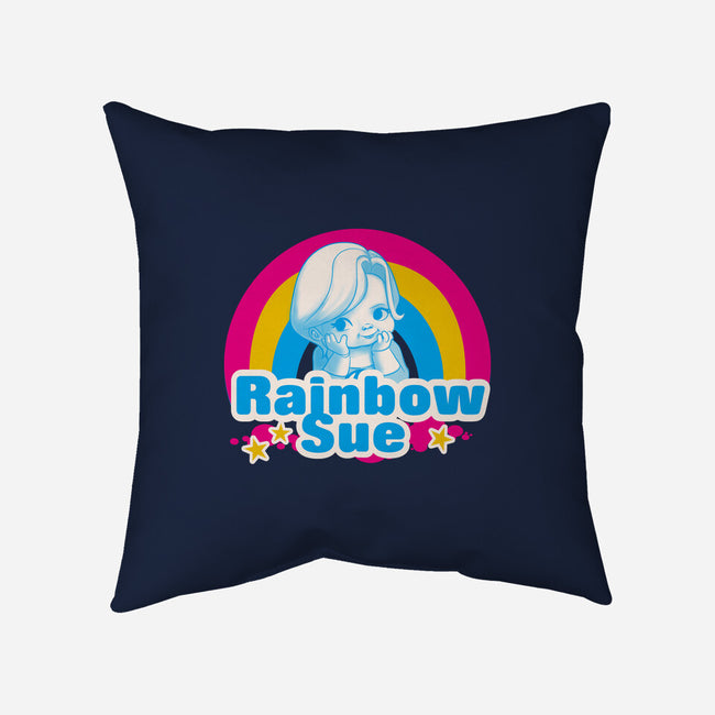 Rainbow Sue-None-Removable Cover w Insert-Throw Pillow-Samuel