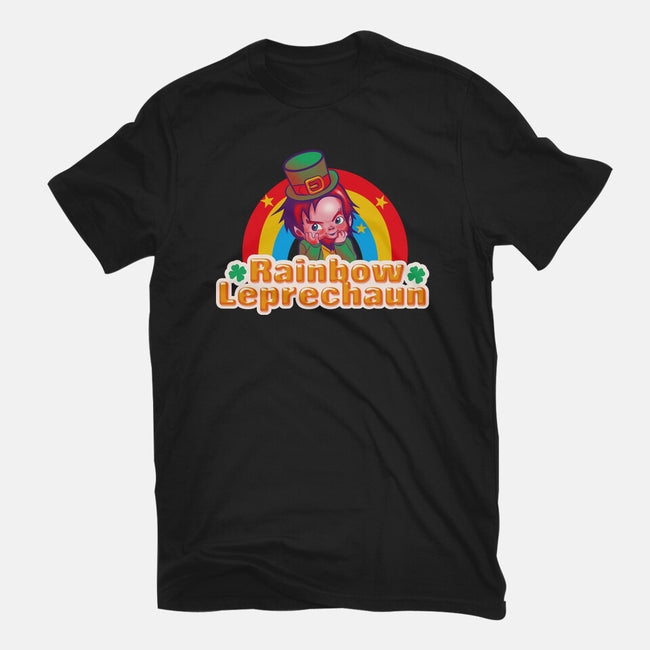 Rainbow Leprechaun-Mens-Basic-Tee-Samuel