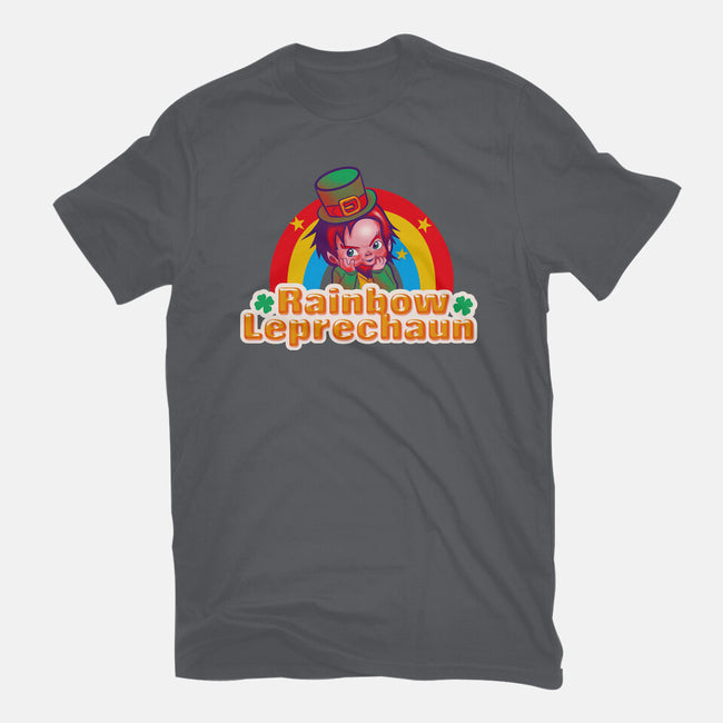 Rainbow Leprechaun-Womens-Basic-Tee-Samuel