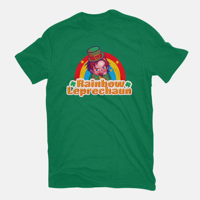 Rainbow Leprechaun-Womens-Basic-Tee-Samuel