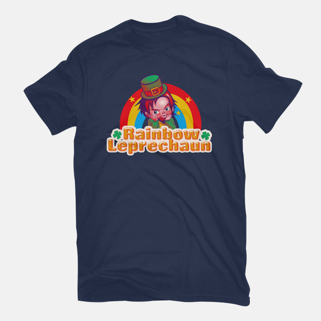 Rainbow Leprechaun-Mens-Basic-Tee-Samuel