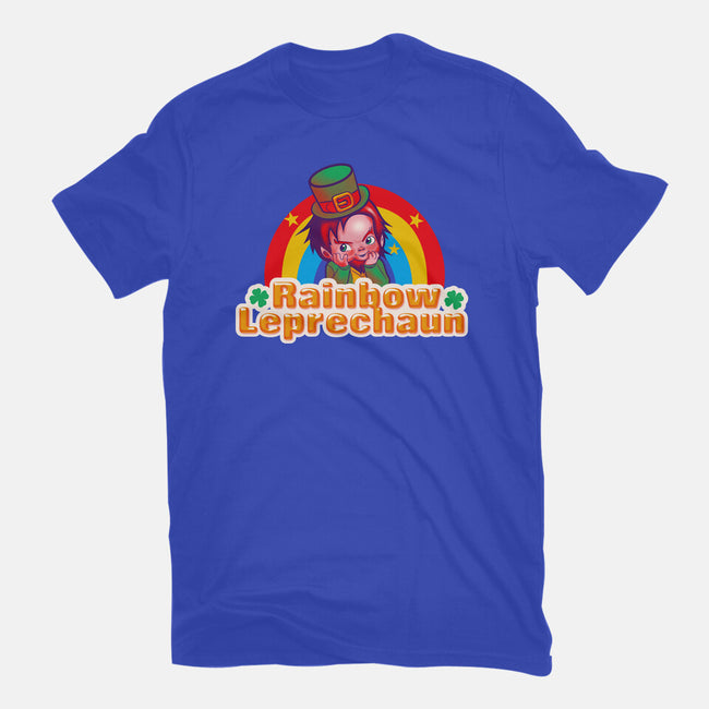 Rainbow Leprechaun-Womens-Basic-Tee-Samuel