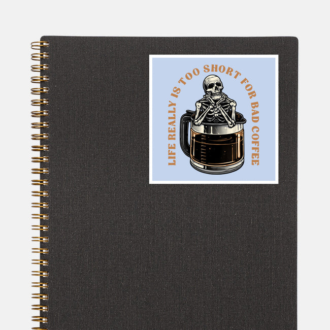 Bad Coffee-None-Glossy-Sticker-momma_gorilla