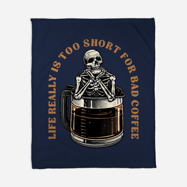 Bad Coffee-None-Fleece-Blanket-momma_gorilla