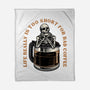 Bad Coffee-None-Fleece-Blanket-momma_gorilla