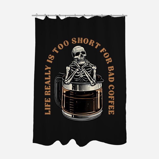 Bad Coffee-None-Polyester-Shower Curtain-momma_gorilla