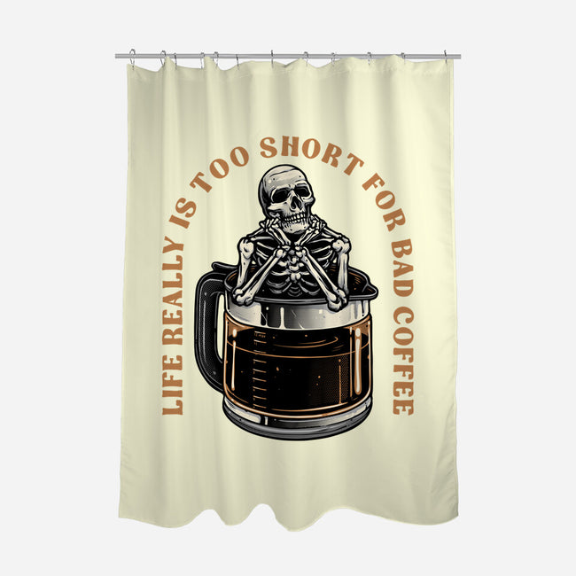 Bad Coffee-None-Polyester-Shower Curtain-momma_gorilla