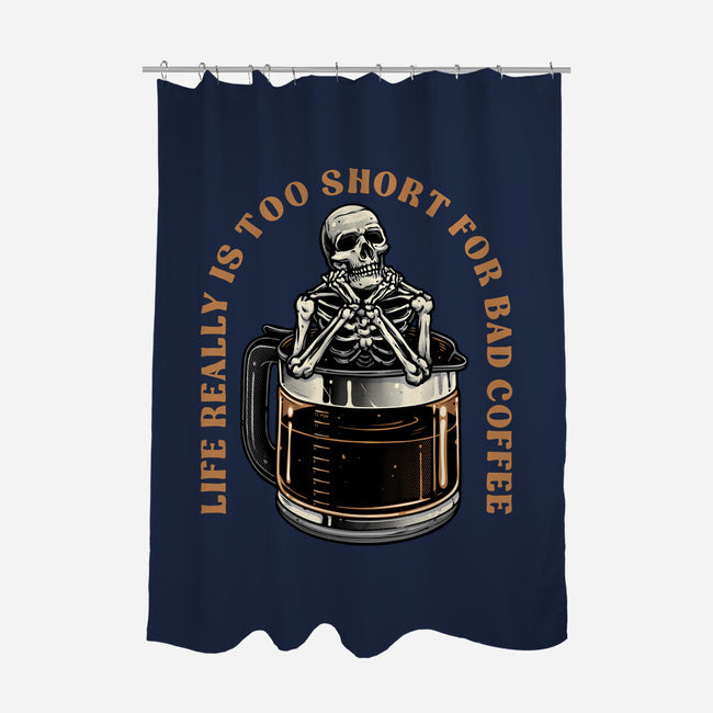 Bad Coffee-None-Polyester-Shower Curtain-momma_gorilla
