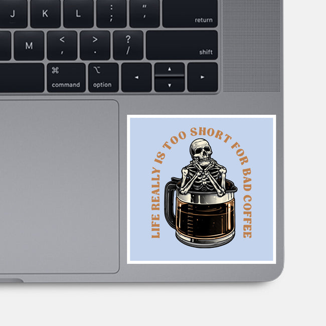 Bad Coffee-None-Glossy-Sticker-momma_gorilla