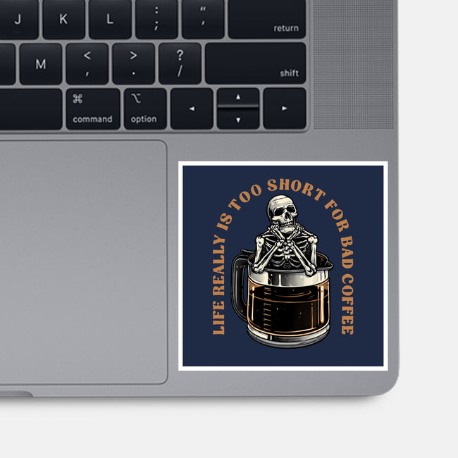 Bad Coffee-None-Glossy-Sticker-momma_gorilla