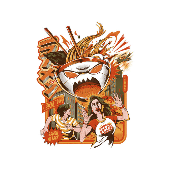 Great Ramen Attack-None-Glossy-Sticker-ilustrata