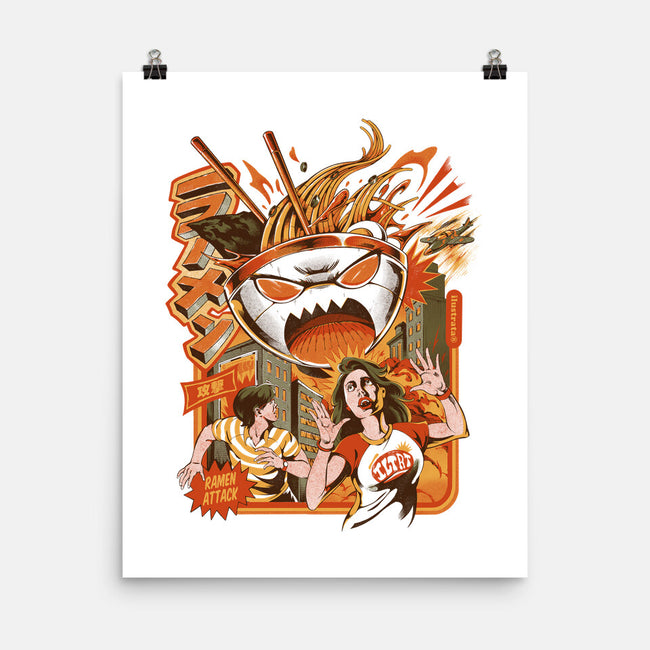 Great Ramen Attack-None-Matte-Poster-ilustrata