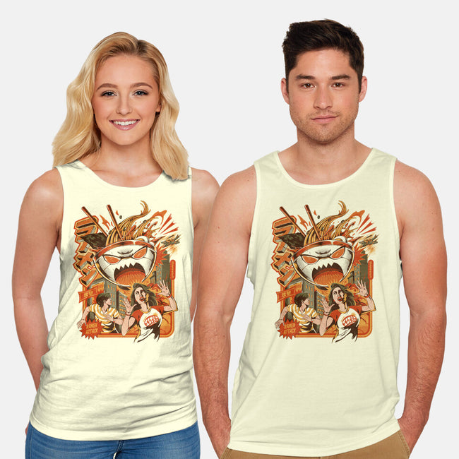 Great Ramen Attack-Unisex-Basic-Tank-ilustrata