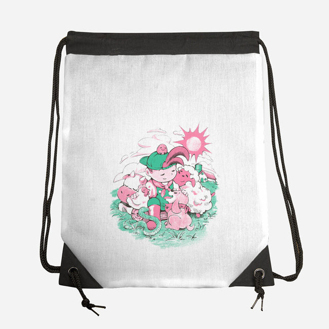Farm Friends-None-Drawstring-Bag-Estudio Horta