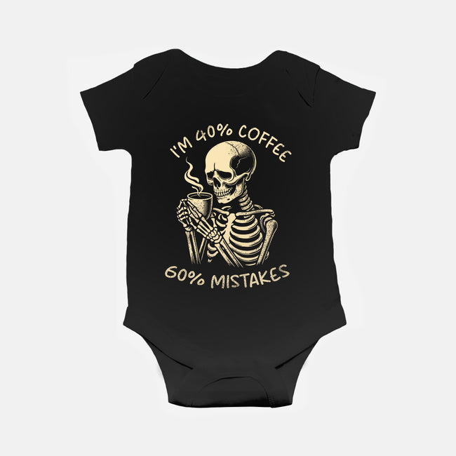 Coffee And Mistakes-Baby-Basic-Onesie-fanfabio