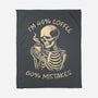 Coffee And Mistakes-None-Fleece-Blanket-fanfabio