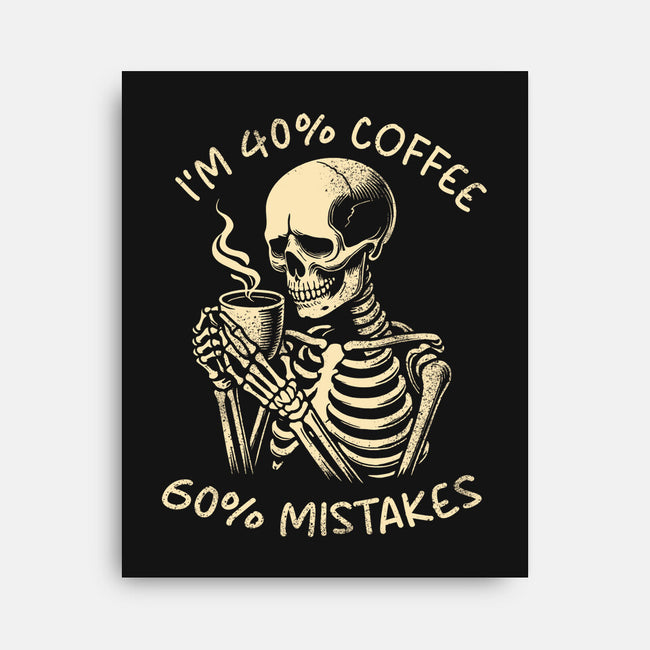 Coffee And Mistakes-None-Stretched-Canvas-fanfabio