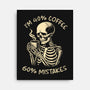 Coffee And Mistakes-None-Stretched-Canvas-fanfabio
