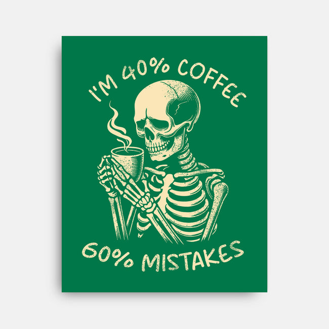 Coffee And Mistakes-None-Stretched-Canvas-fanfabio