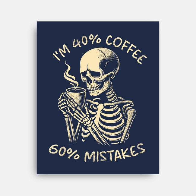Coffee And Mistakes-None-Stretched-Canvas-fanfabio