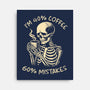 Coffee And Mistakes-None-Stretched-Canvas-fanfabio