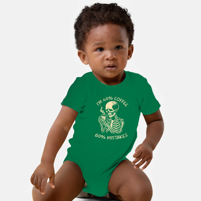 Coffee And Mistakes-Baby-Basic-Onesie-fanfabio