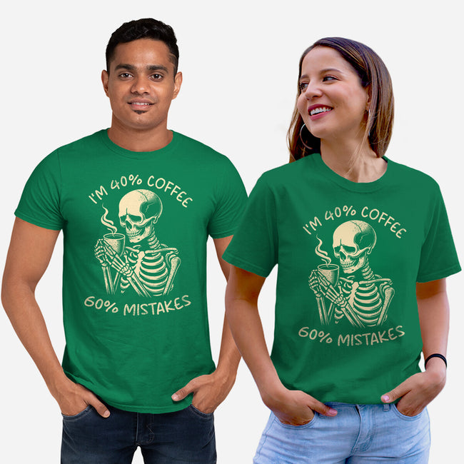 Coffee And Mistakes-Unisex-Basic-Tee-fanfabio