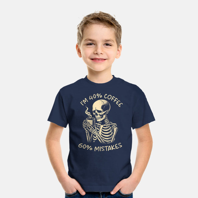 Coffee And Mistakes-Youth-Basic-Tee-fanfabio