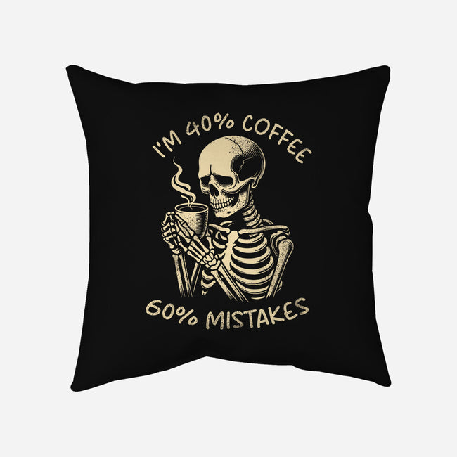 Coffee And Mistakes-None-Removable Cover w Insert-Throw Pillow-fanfabio