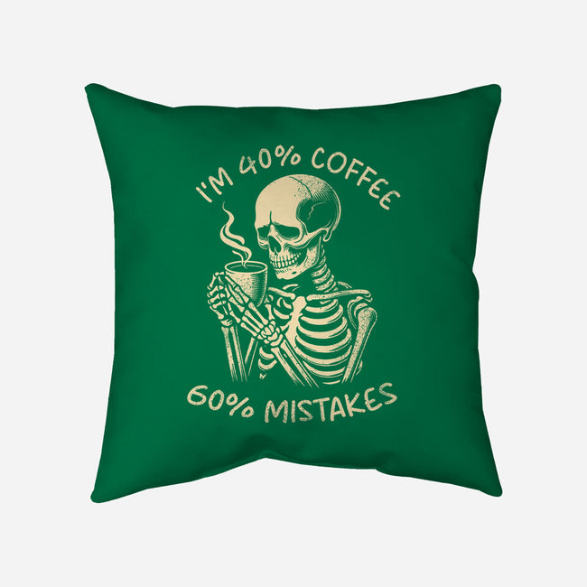Coffee And Mistakes-None-Removable Cover w Insert-Throw Pillow-fanfabio