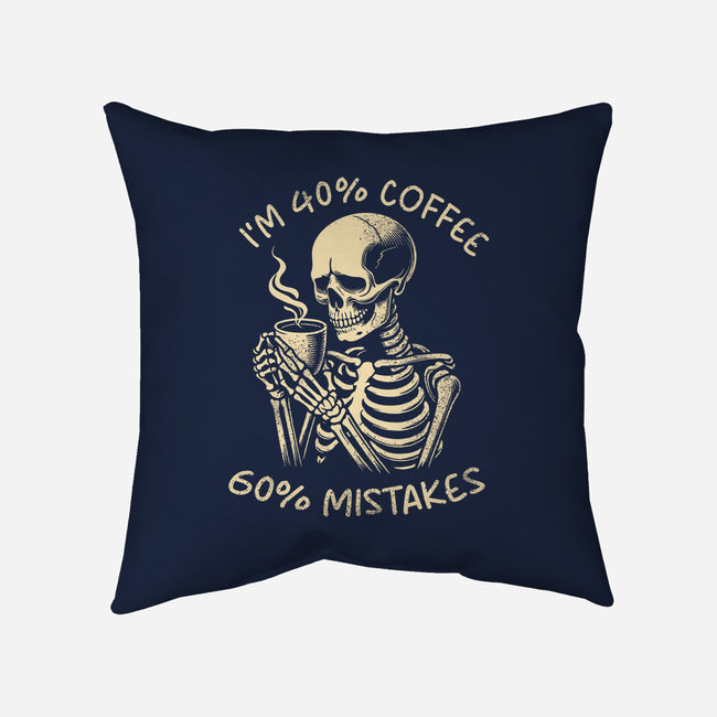 Coffee And Mistakes-None-Removable Cover w Insert-Throw Pillow-fanfabio