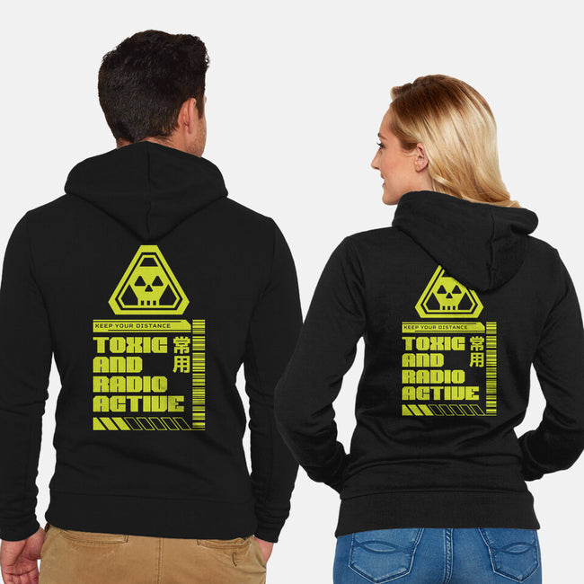 Toxic And Radioactive-Unisex-Zip-Up-Sweatshirt-Studio Mootant