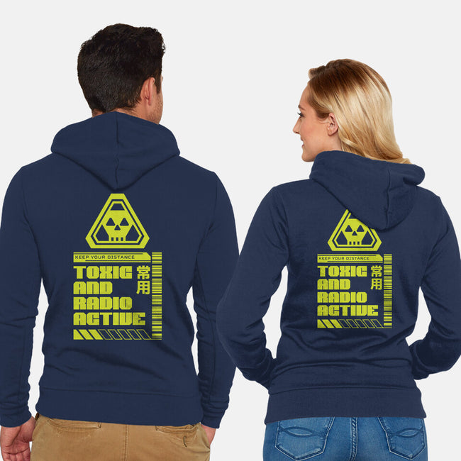 Toxic And Radioactive-Unisex-Zip-Up-Sweatshirt-Studio Mootant
