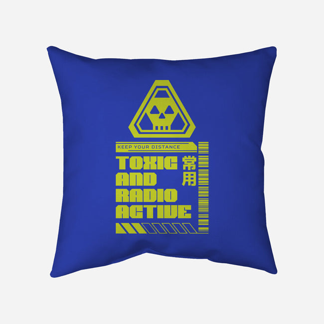 Toxic And Radioactive-None-Removable Cover w Insert-Throw Pillow-Studio Mootant