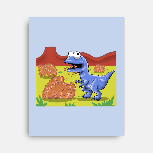 Jurassic Cookies-None-Stretched-Canvas-zascanauta
