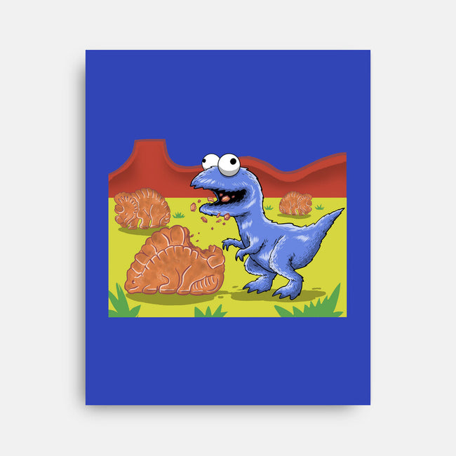 Jurassic Cookies-None-Stretched-Canvas-zascanauta