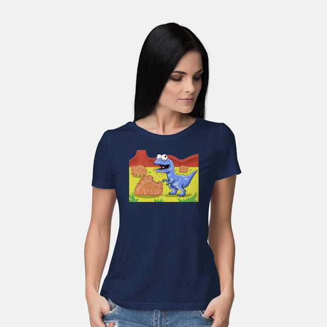 Jurassic Cookies-Womens-Basic-Tee-zascanauta