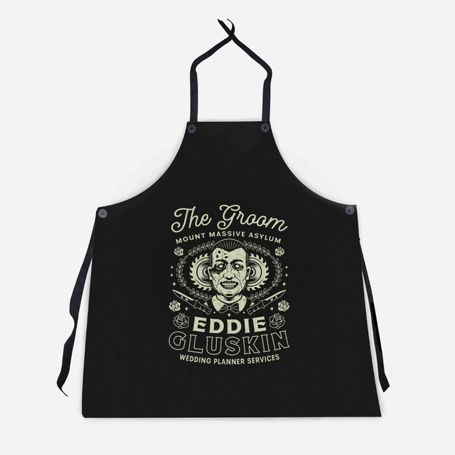 Mount Massive Asylum Groom-Unisex-Kitchen-Apron-LAGELANTEE