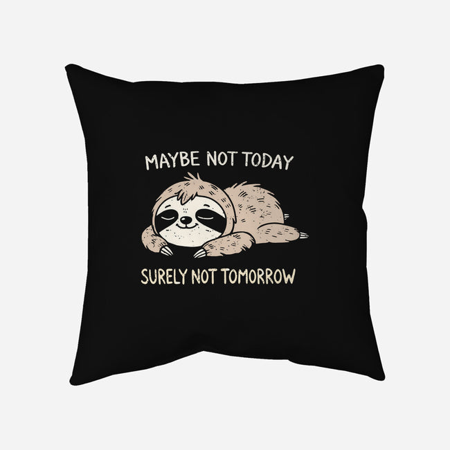 Surely Not Tomorrow-None-Removable Cover w Insert-Throw Pillow-BridgeWalker