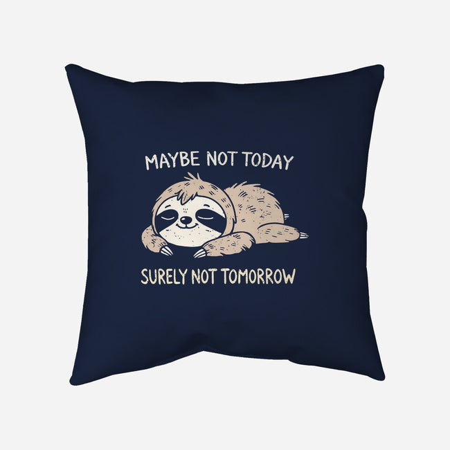 Surely Not Tomorrow-None-Removable Cover w Insert-Throw Pillow-BridgeWalker