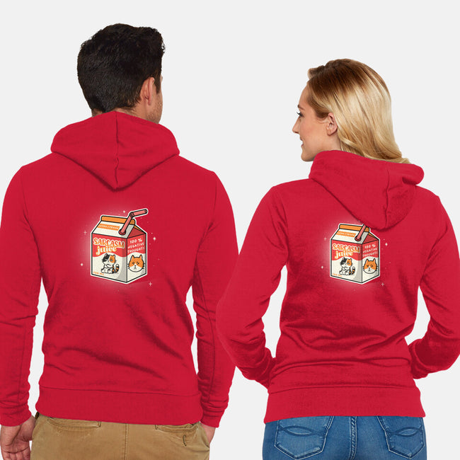 Sarcasm Juice-Unisex-Zip-Up-Sweatshirt-Freecheese