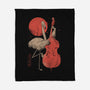 Flamingo Song-None-Fleece-Blanket-eduely