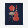 Flamingo Song-None-Fleece-Blanket-eduely